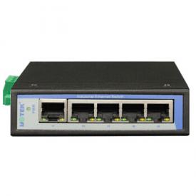 宇泰高科(UTEK) 5 8口全百兆全電口迷你太網交換機工業級 導軌式 UT-60-DSA5T/8T 5口全百兆UT-60-DSA5T